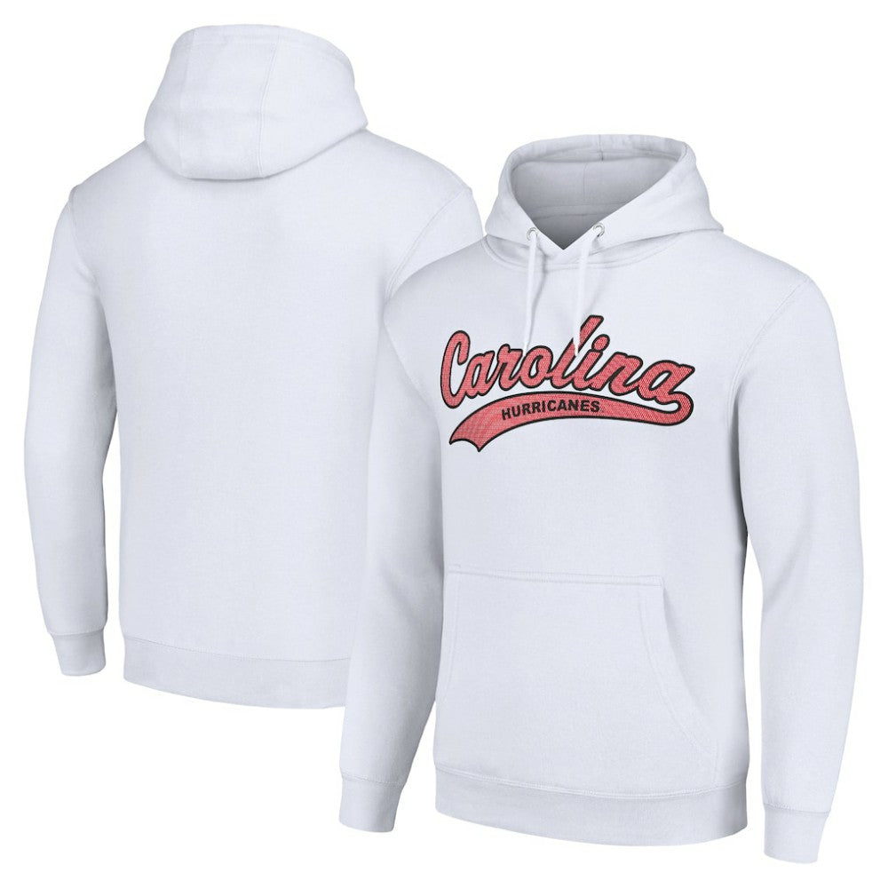 NHL Carolina Hurricanes Starter Tailsweep Fleece Tri-Blend Pullover Hoodie
