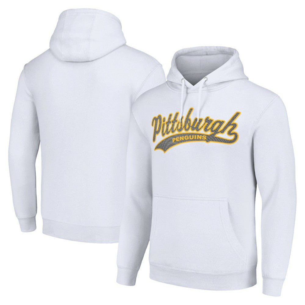 NHL Pittsburgh Penguins Starter Tailsweep Fleece Tri-Blend Pullover Hoodie