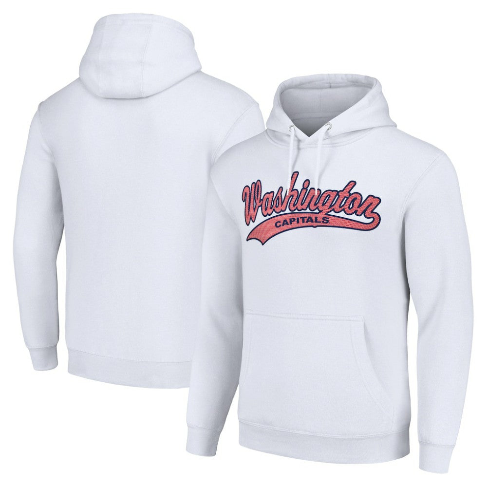 NHL Washington Capitals Starter Tailsweep Fleece Tri-Blend Pullover Hoodie