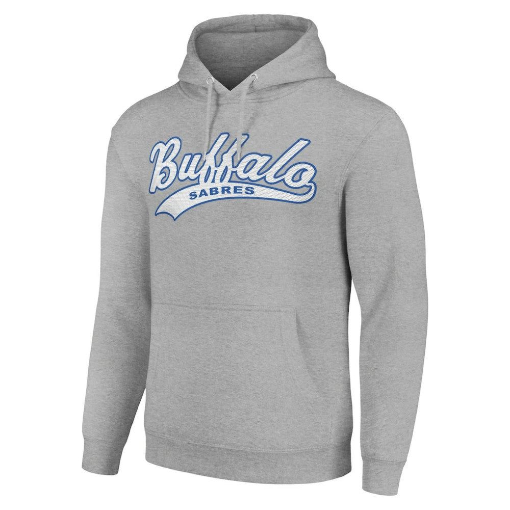 NHL Buffalo Sabres Starter Tailsweep Fleece Tri-Blend Pullover Hoodie