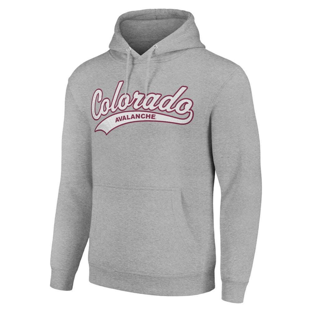 NHL Colorado Avalanche Starter Tailsweep Fleece Tri-Blend Pullover Hoodie