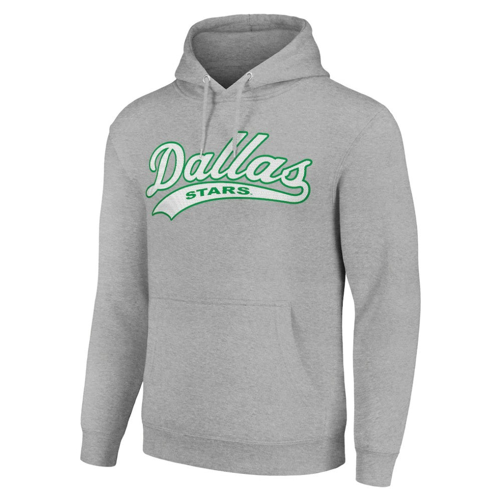 NHL Dallas Stars Starter Tailsweep Fleece Tri-Blend Pullover Hoodie