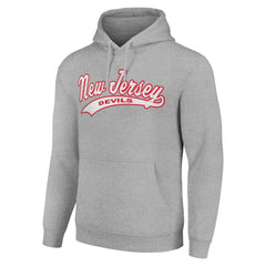 NHL New Jersey Devils Starter Tailsweep Fleece Tri-Blend Pullover Hoodie