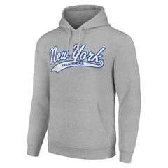 NHL New York Islanders Starter Tailsweep Fleece Tri-Blend Pullover Hoodie