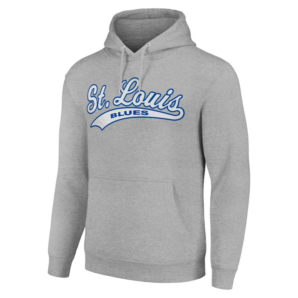 NHL St. Louis Blues Starter Tailsweep Fleece Tri-Blend Pullover Hoodie