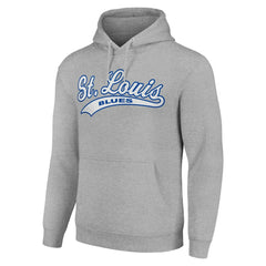NHL St. Louis Blues Starter Tailsweep Fleece Tri-Blend Pullover Hoodie