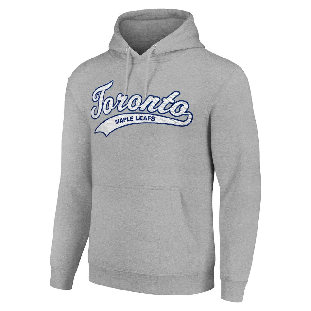 NHL Toronto Maple Leafs Starter Tailsweep Fleece Tri-Blend Pullover Hoodie