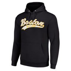 NHL Boston Bruins Starter Tailsweep Fleece Tri-Blend Pullover Hoodie
