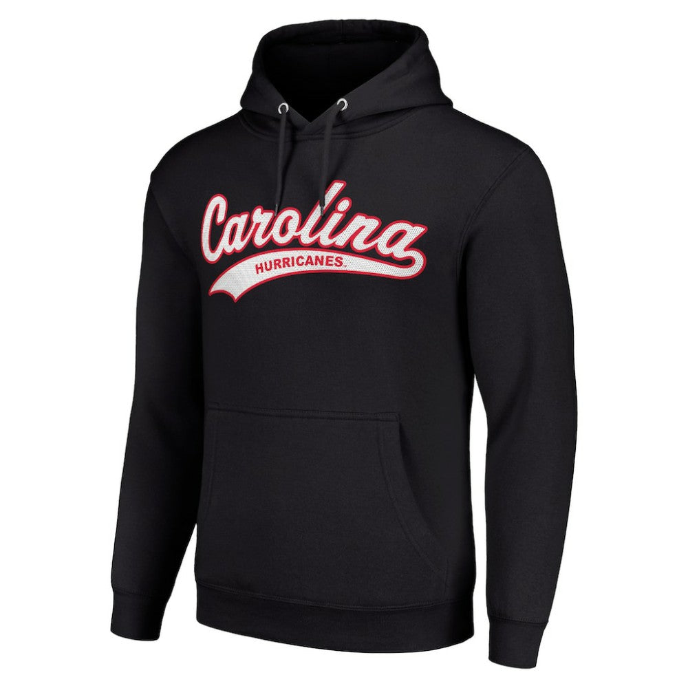 NHL Carolina Hurricanes Starter Tailsweep Fleece Tri-Blend Pullover Hoodie