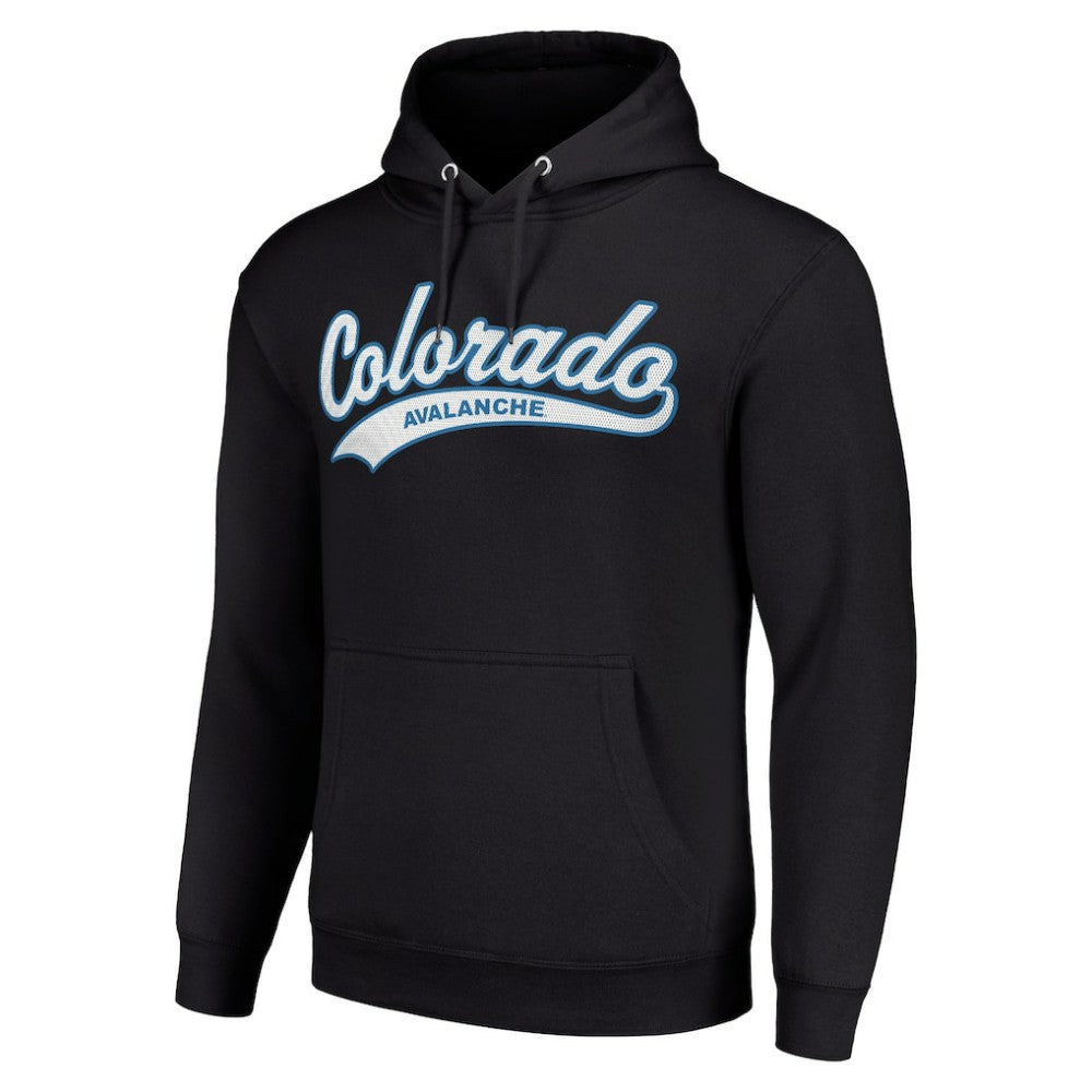 NHL Colorado Avalanche Starter Tailsweep Fleece Tri-Blend Pullover Hoodie