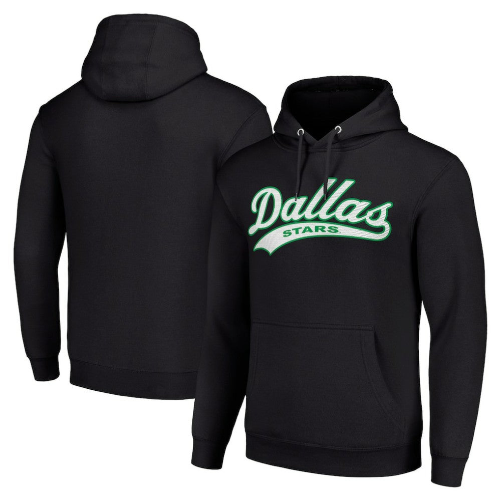 NHL Dallas Stars Starter Tailsweep Fleece Tri-Blend Pullover Hoodie