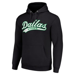 NHL Dallas Stars Starter Tailsweep Fleece Tri-Blend Pullover Hoodie