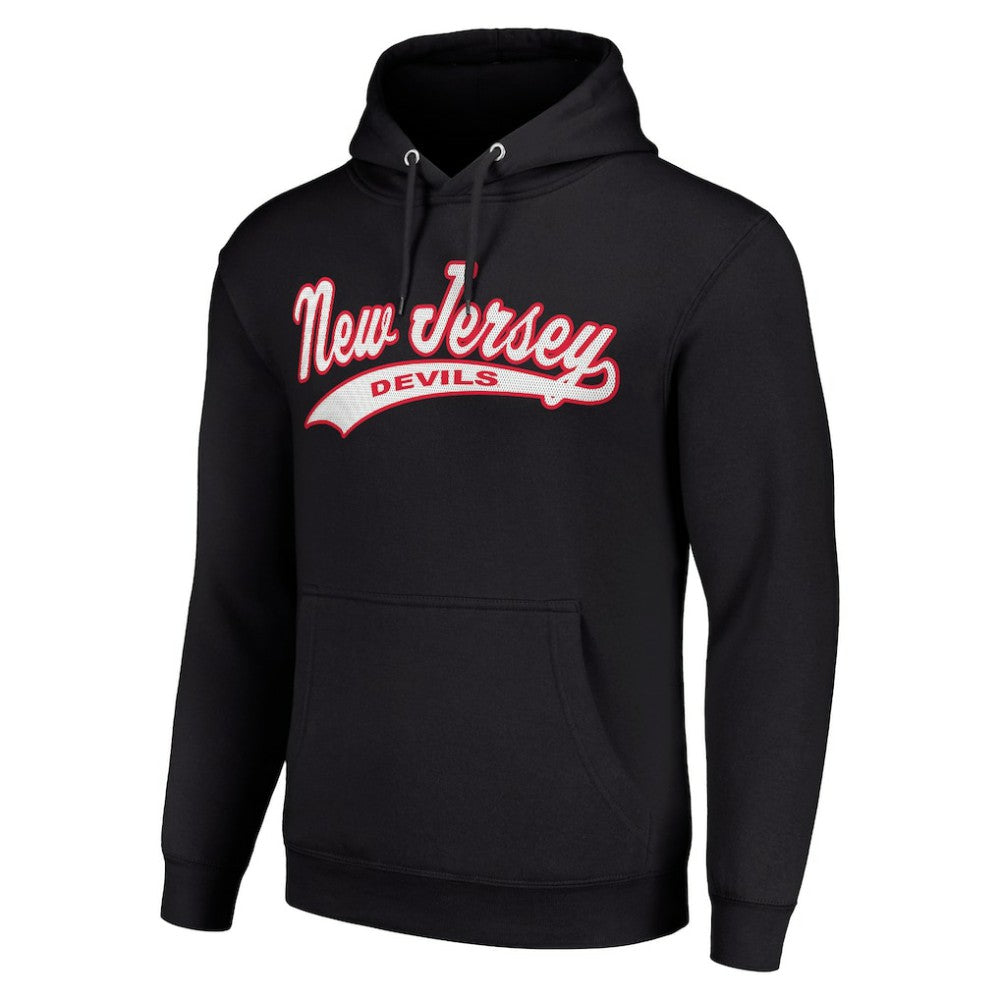 NHL New Jersey Devils Starter Tailsweep Fleece Tri-Blend Pullover Hoodie