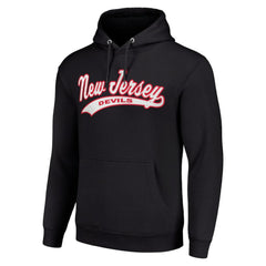 NHL New Jersey Devils Starter Tailsweep Fleece Tri-Blend Pullover Hoodie