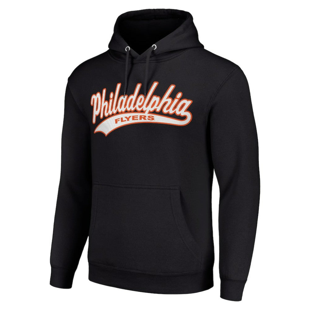 NHL Philadelphia Flyers Starter Tailsweep Fleece Tri-Blend Pullover Hoodie