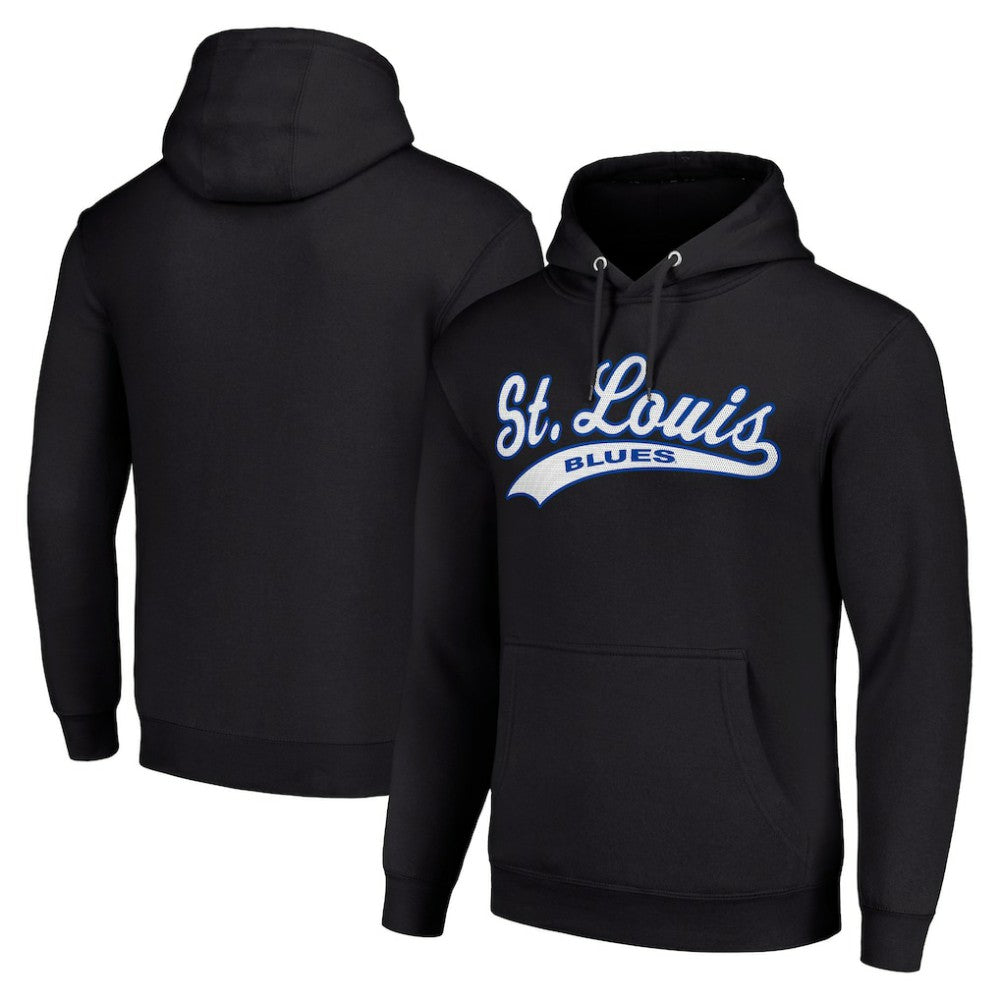 NHL St. Louis Blues Starter Tailsweep Fleece Tri-Blend Pullover Hoodie