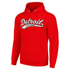 NHL Detroit Red Wings Starter Tailsweep Fleece Tri-Blend Pullover Hoodie