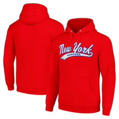 NHL New York Rangers Starter Tailsweep Fleece Tri-Blend Pullover Hoodie