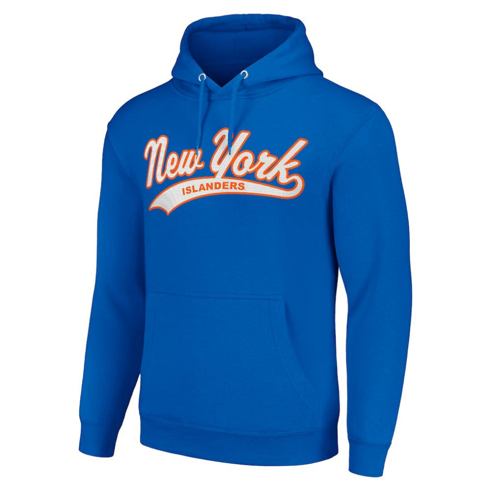 NHL New York Islanders Starter Tailsweep Fleece Tri-Blend Pullover Hoodie