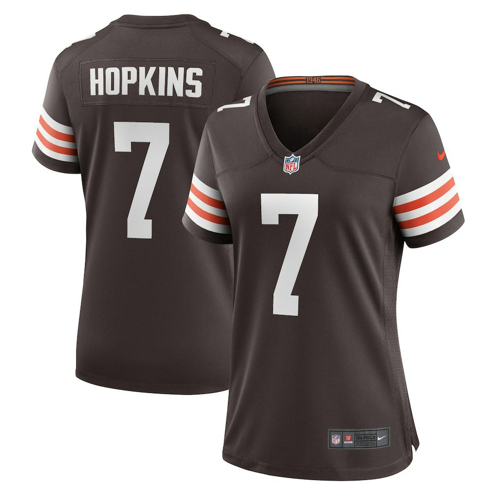 Dustin Hopkins  Women's Team Game Jersey - Cleveland Browns Jerseys