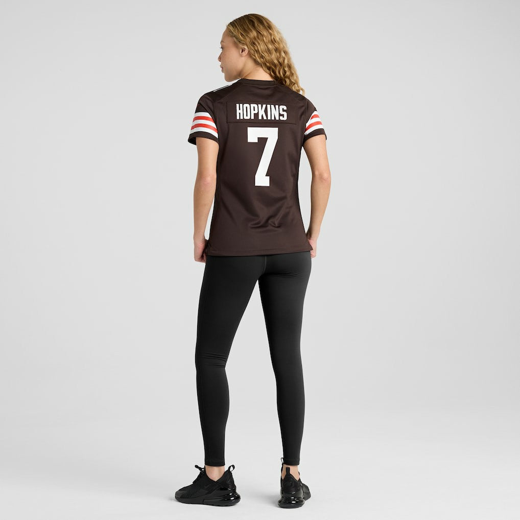 Dustin Hopkins  Women's Team Game Jersey - Cleveland Browns Jerseys