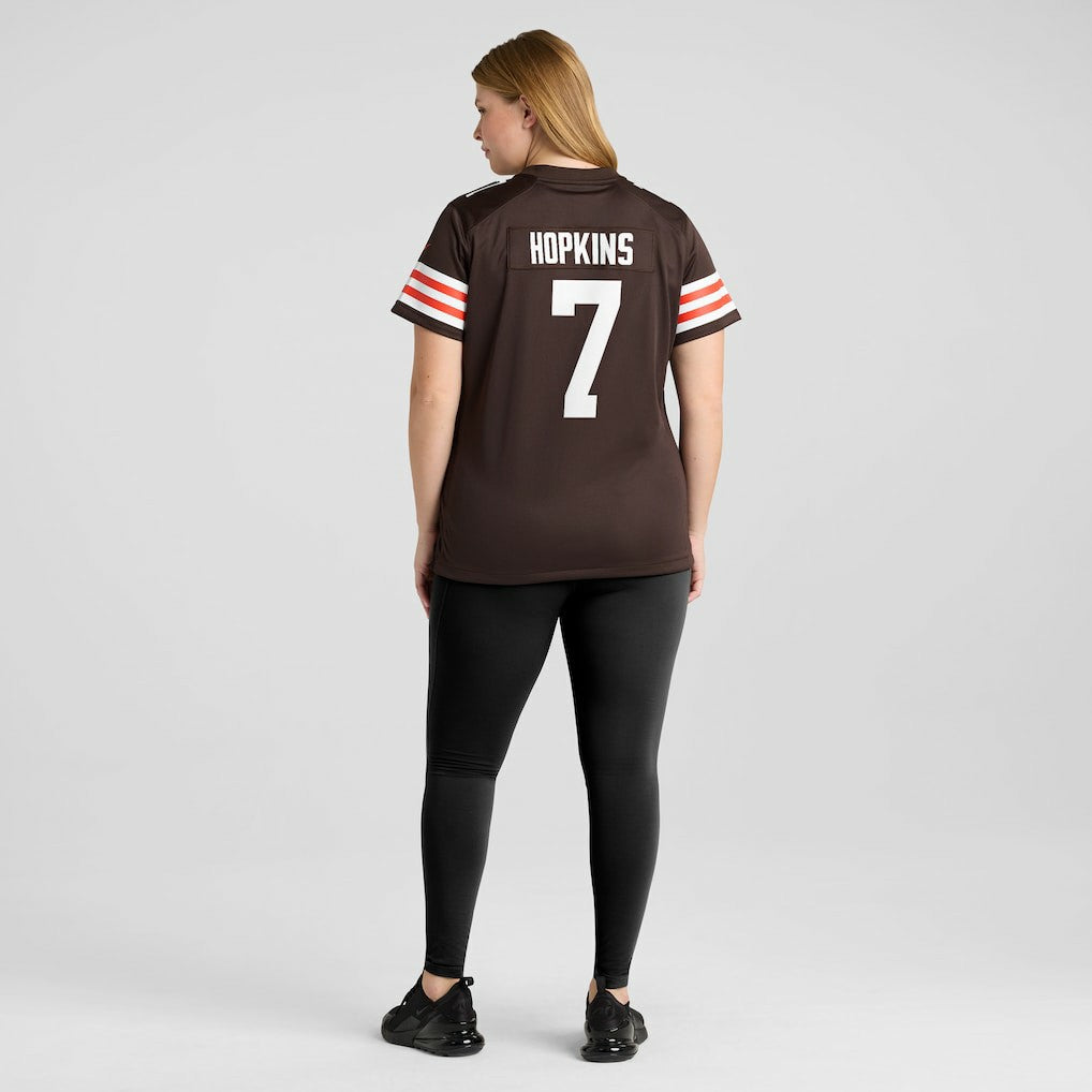 Dustin Hopkins  Women's Team Game Jersey - Cleveland Browns Jerseys