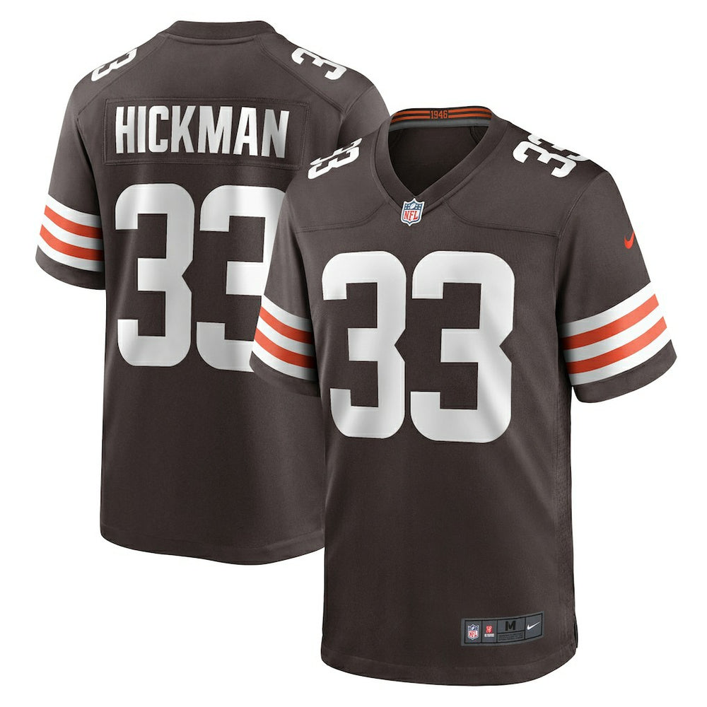Ronnie Hickman  Team Game Jersey - Cleveland Browns Jerseys