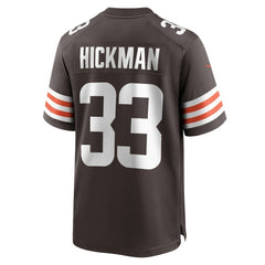 Ronnie Hickman  Team Game Jersey - Cleveland Browns Jerseys