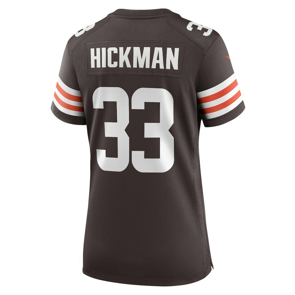 Ronnie Hickman  Women's Team Game Jersey - Cleveland Browns Jerseys