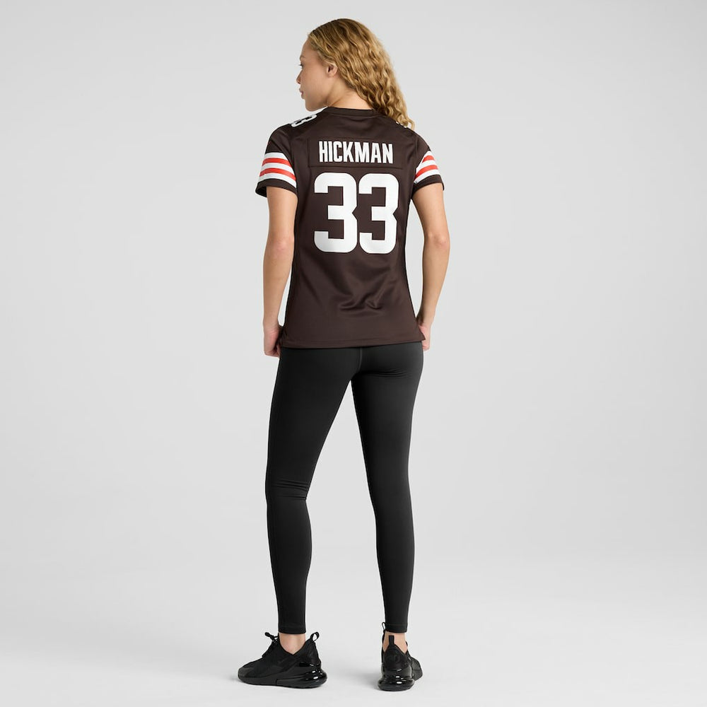 Ronnie Hickman  Women's Team Game Jersey - Cleveland Browns Jerseys