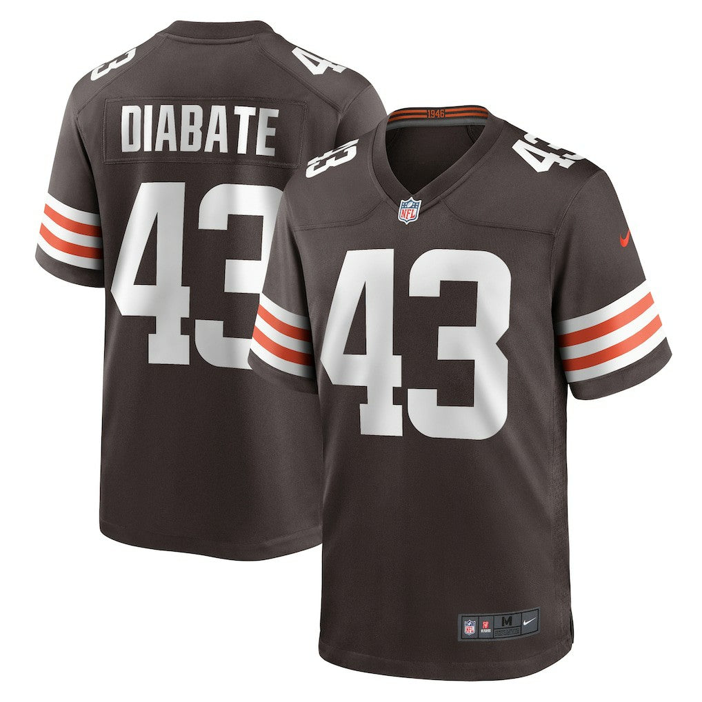 Mohamoud Diabate  Team Game Jersey - Cleveland Browns Jerseys