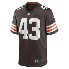 Mohamoud Diabate  Team Game Jersey - Cleveland Browns Jerseys