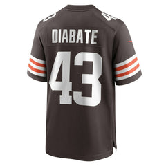 Mohamoud Diabate  Team Game Jersey - Cleveland Browns Jerseys