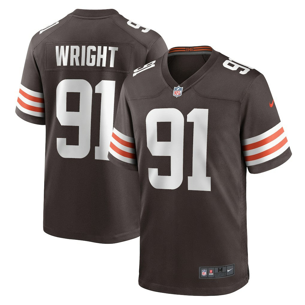 Alex Wright  Team Game Jersey - Cleveland Browns Jerseys