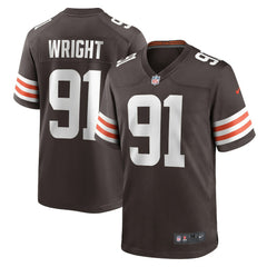 Alex Wright  Team Game Jersey - Cleveland Browns Jerseys