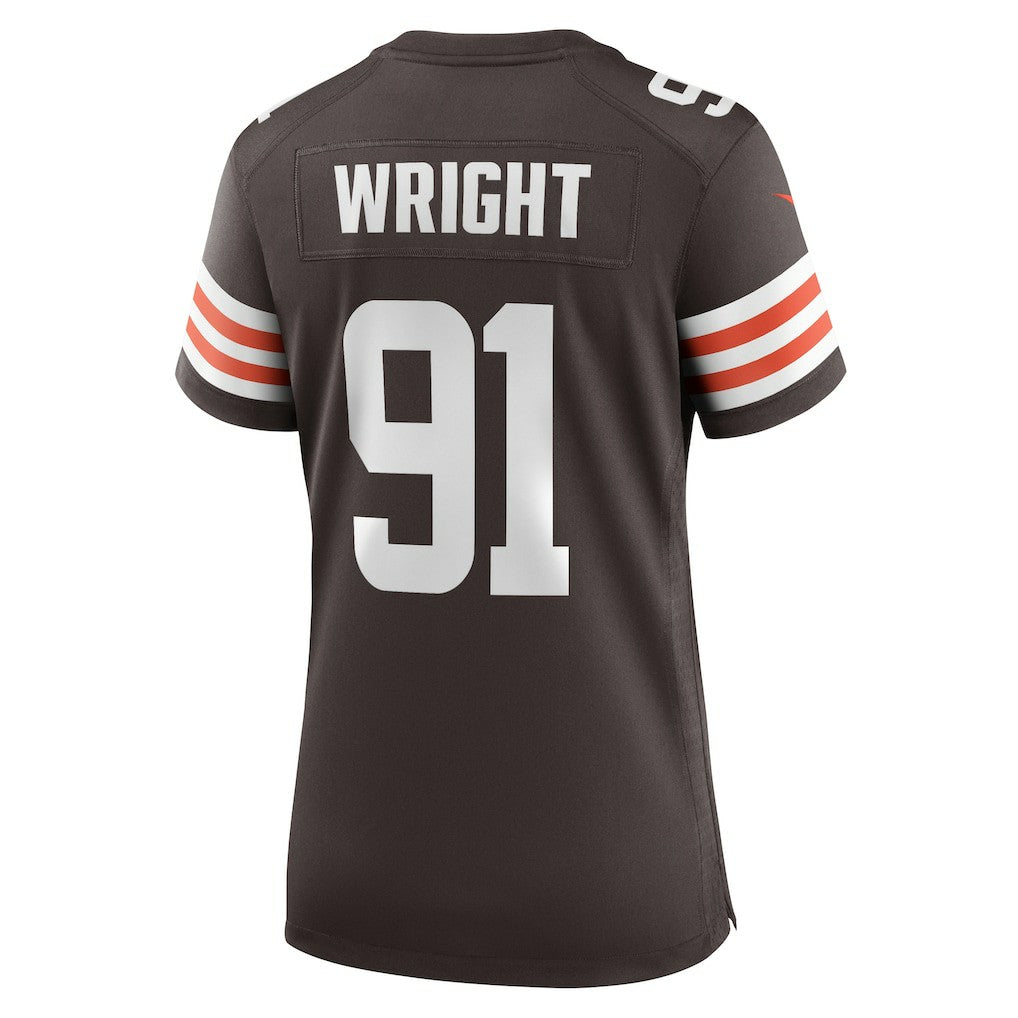 Alex Wright  Women's Team Game Jersey - Cleveland Browns Jerseys