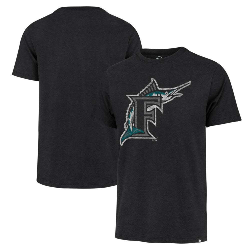 Black Miami Marlins '47 Premier Franklin T-Shirt