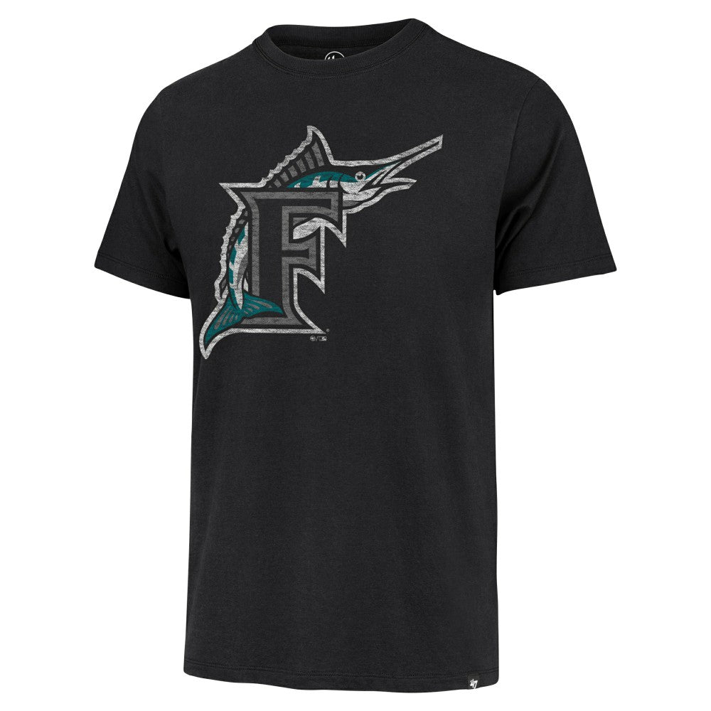 Black Miami Marlins '47 Premier Franklin T-Shirt