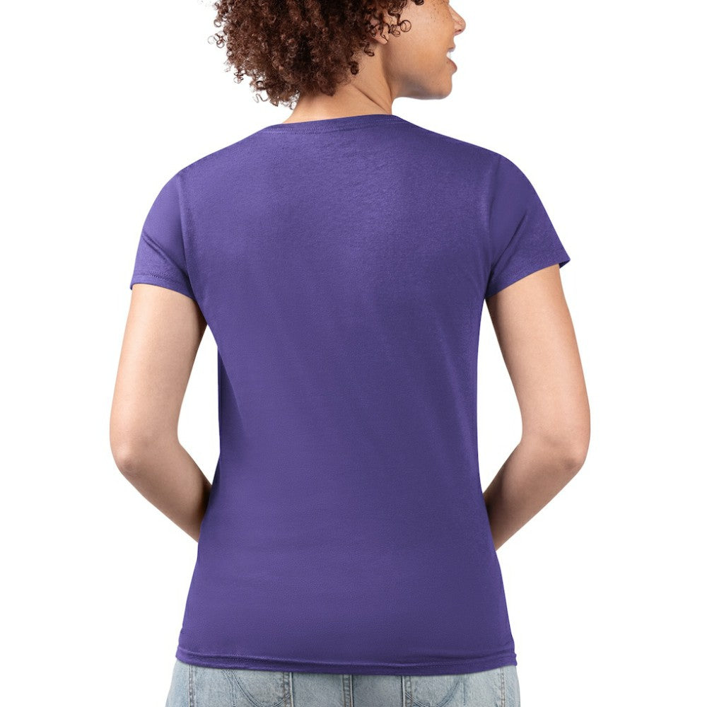 Purple Colorado Rockies G-III 4Her by Carl Banks Women's Super-Slim Fit Lightweight City Graphic V-Neck T-Shirt