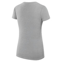 Heather Gray Milwaukee Brewers G-III 4Her by Carl Banks Women's Super-Slim Fit Lightweight City Graphic V-Neck T-Shirt