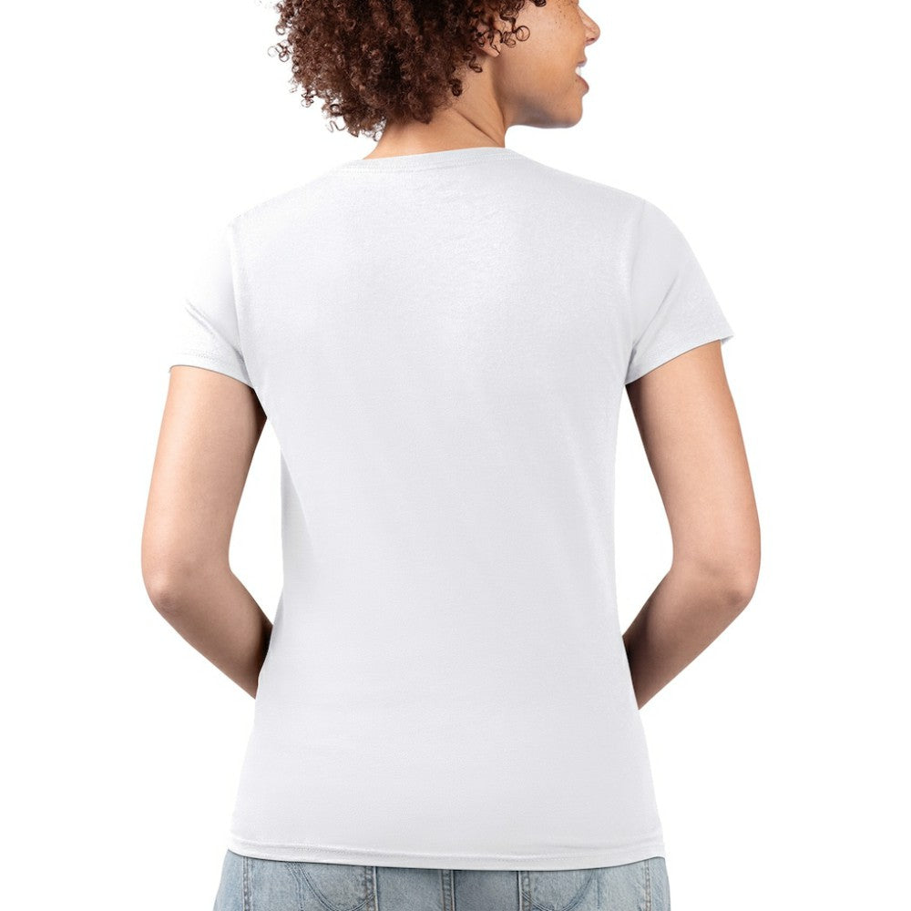 White Philadelphia Phillies G-III 4Her by Carl Banks Women's Super-Slim Fit Lightweight City Graphic V-Neck T-Shirt