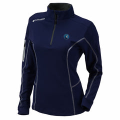 Columbia Minnesota Timberwolves Women's Omni-Wick Shotgun Quarter-Zip Pullover Top