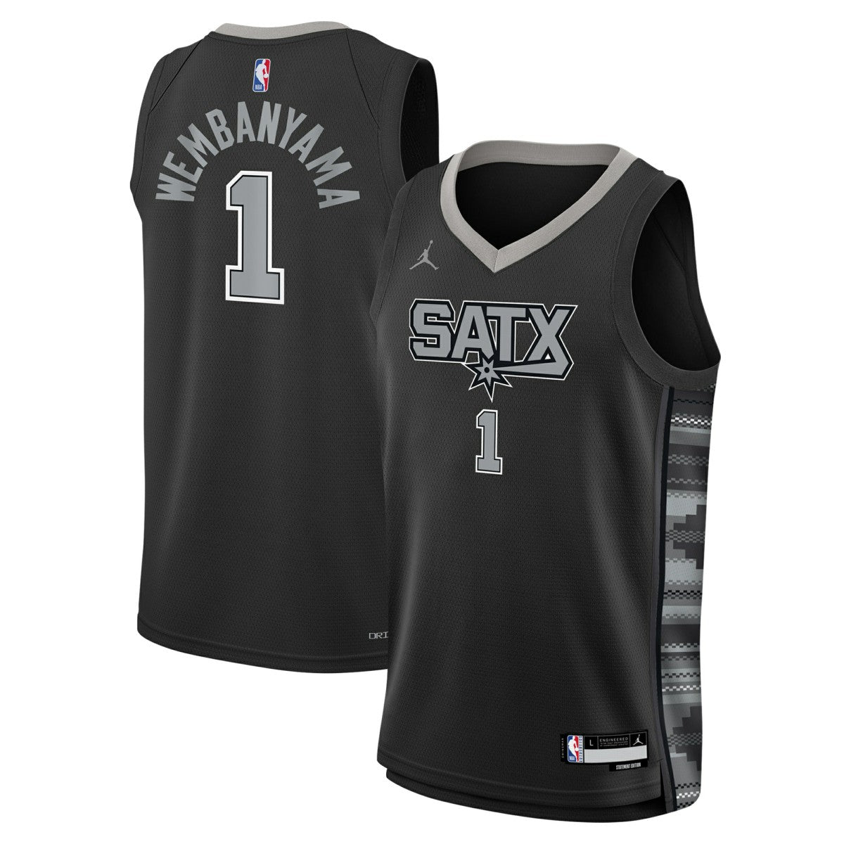 Victor Wembanyama San Antonio Spurs Jordan Brand Youth Swingman Jersey