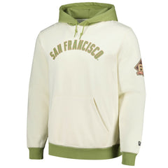 Cream/Green San Francisco Giants New Era Color Pop Pullover Hoodie