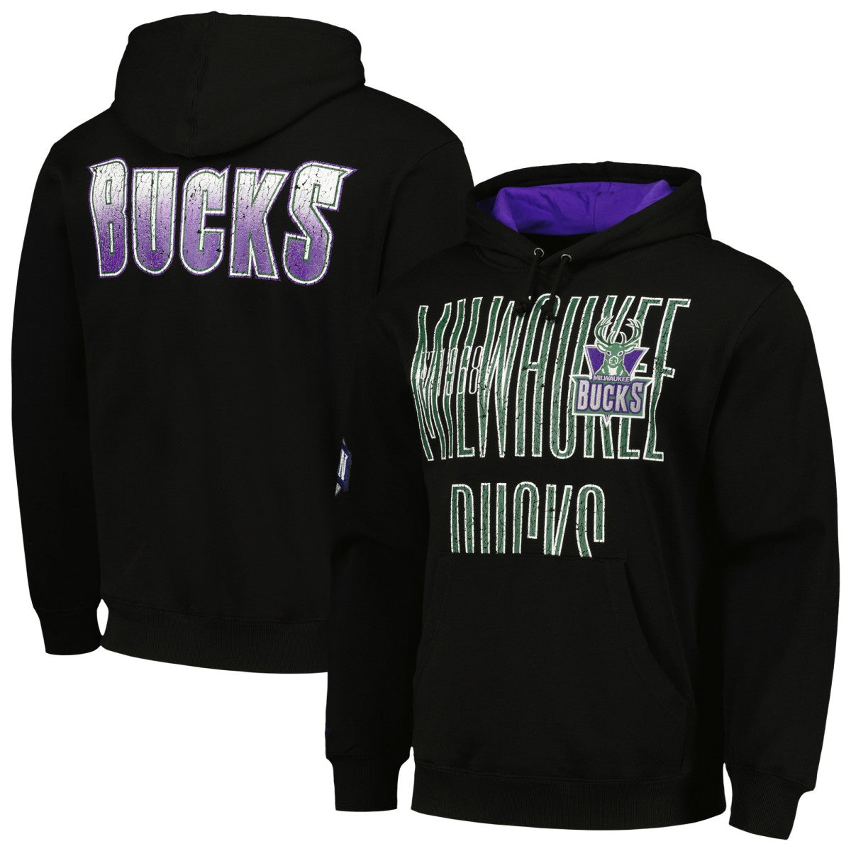 Mitchell & Ness Milwaukee Bucks Hardwood Classics OG 2.0 Pullover Hoodie