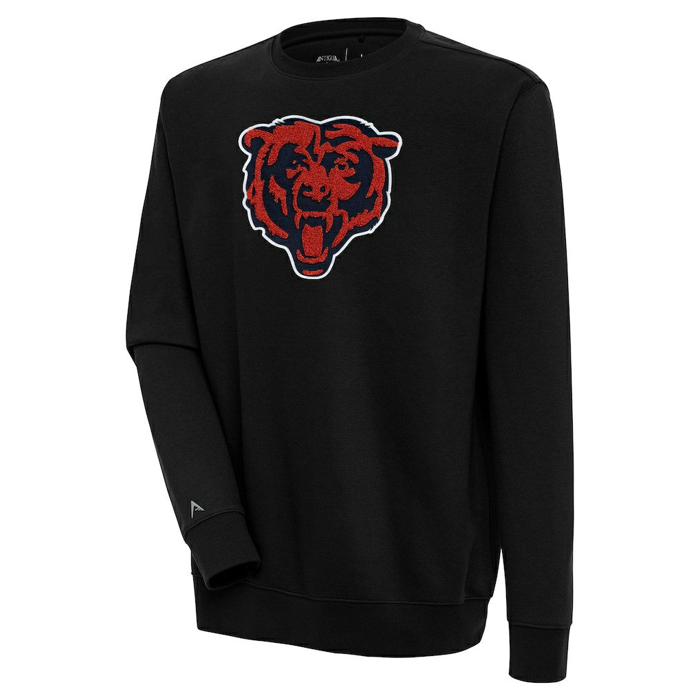 Antigua Victory Crewneck Pullover Sweatshirt - Chicago Bears Pullover