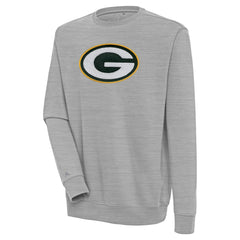 Antigua Victory Crewneck Pullover Sweatshirt - Green Bay Packers Pullover