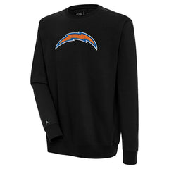 Antigua Victory Crewneck Pullover Sweatshirt - Los Angeles Chargers Pullover