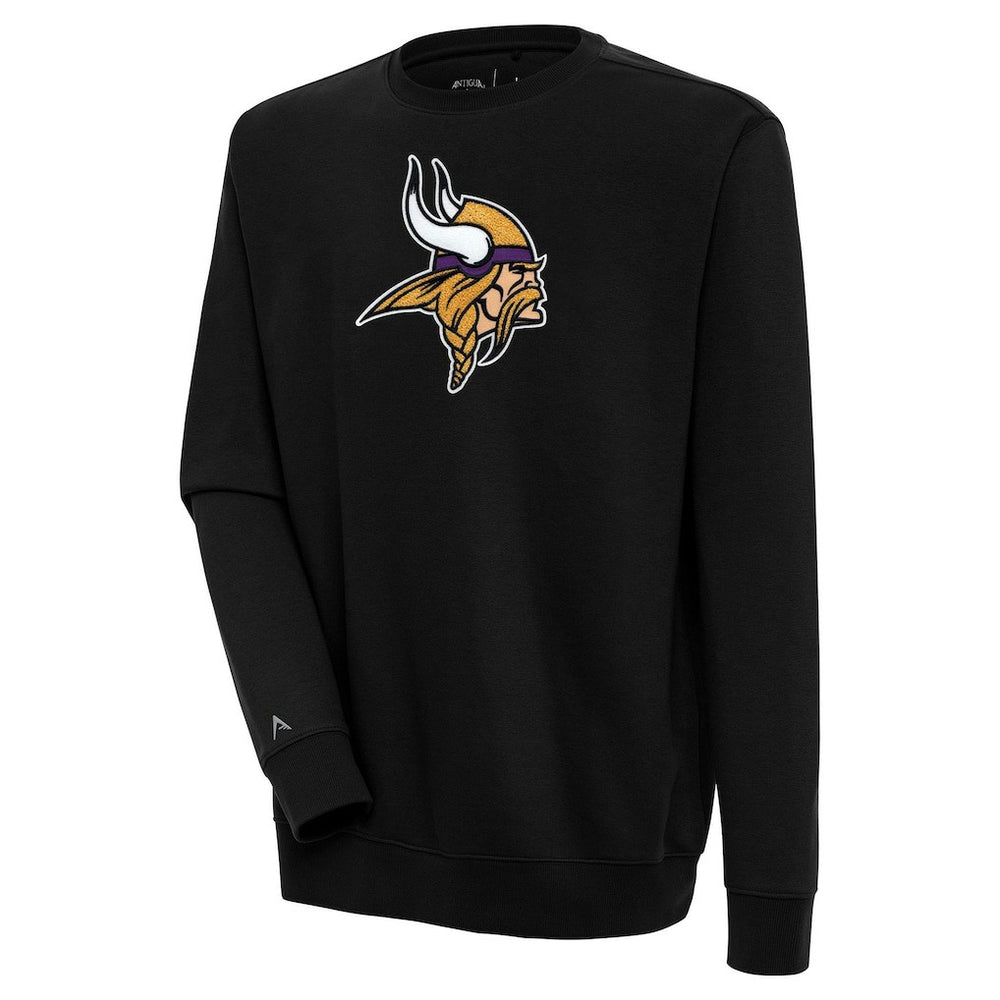 Antigua Victory Crewneck Pullover Sweatshirt - Minnesota Vikings Pullover