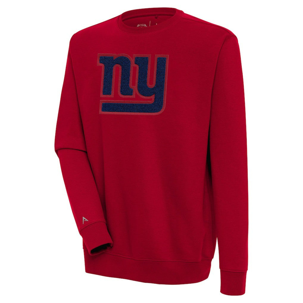Antigua Victory Crewneck Pullover Sweatshirt - New York Giants Pullover